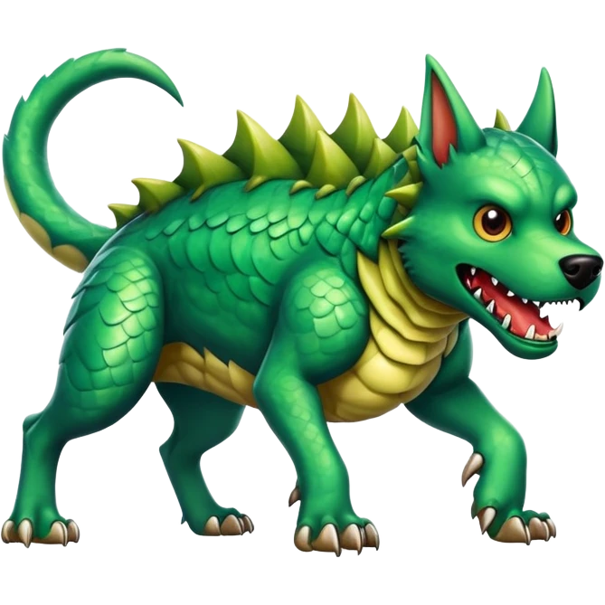 monster dog body emoji