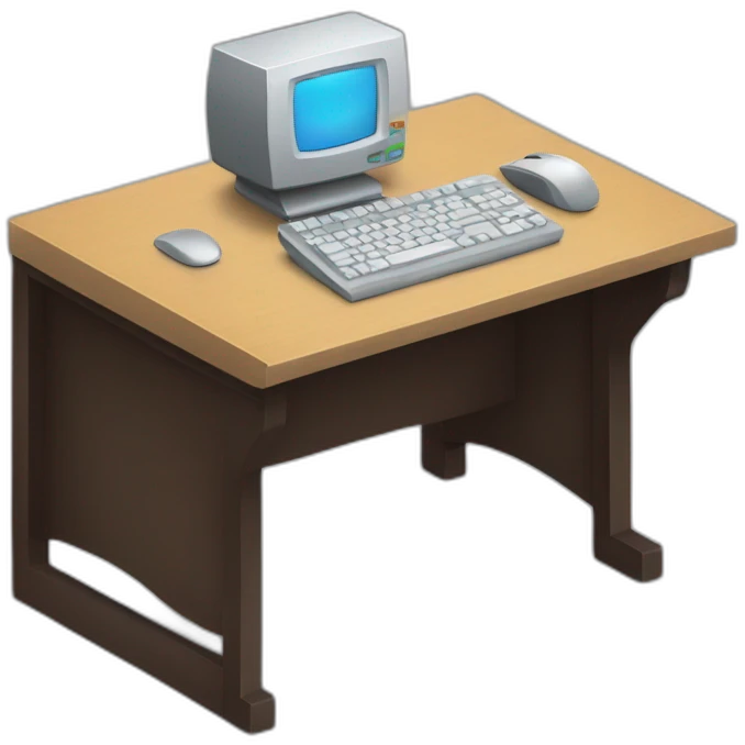 A manin desk computer emoji