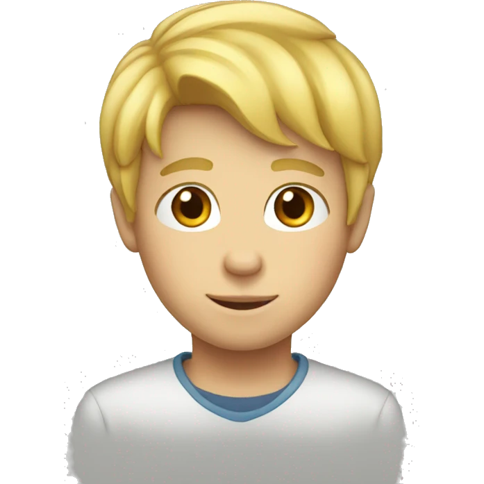 blond boy emoji