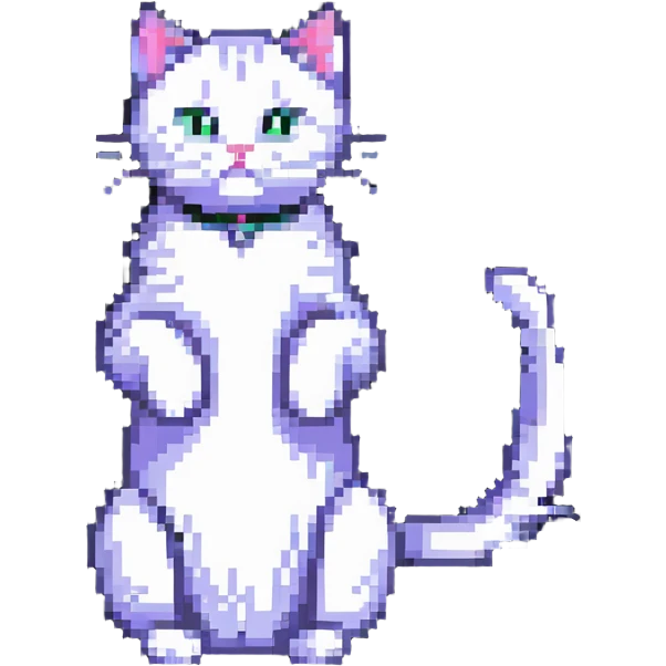 cat doing a mewing pose emoji