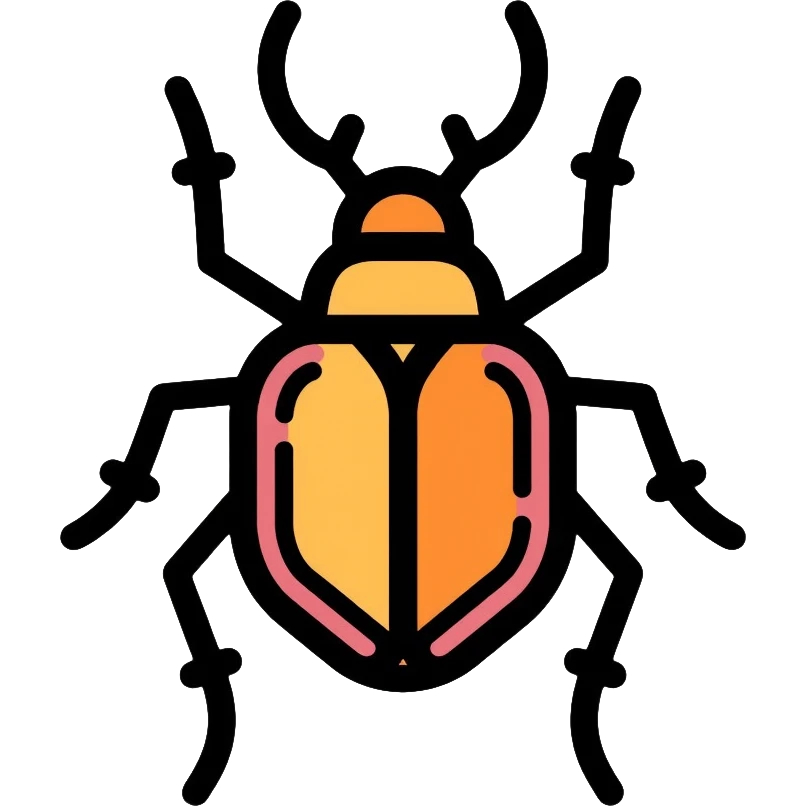 Ancient Egyptian scarab beetle symbol emoji