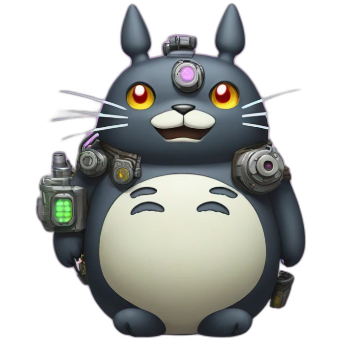 cyberpunk totoro emoji