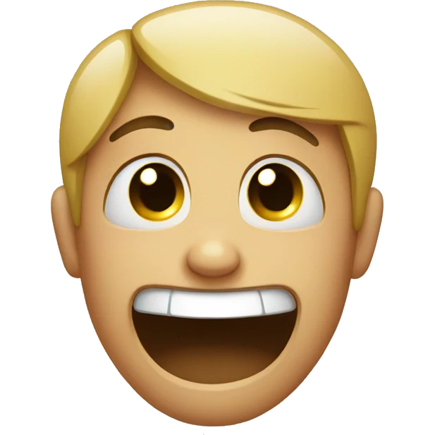 Crying while smiling  emoji