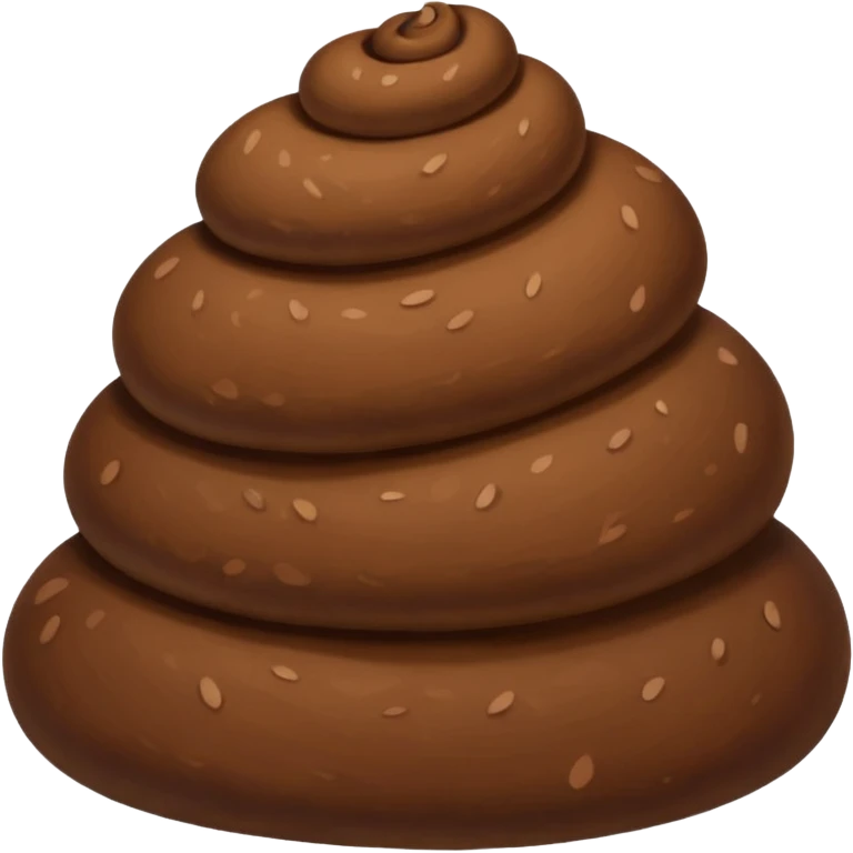 Poop butt emoji