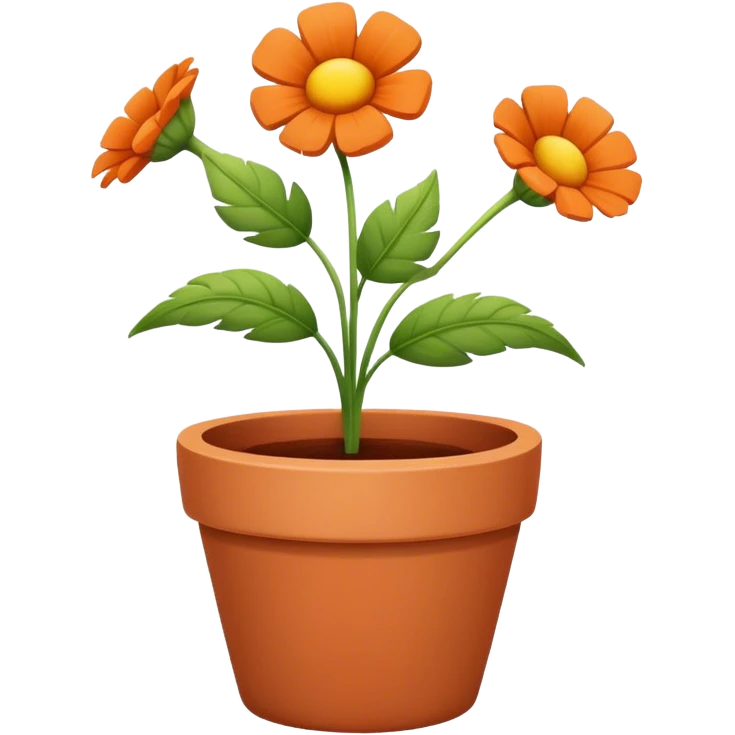 empty flower pot emoji
