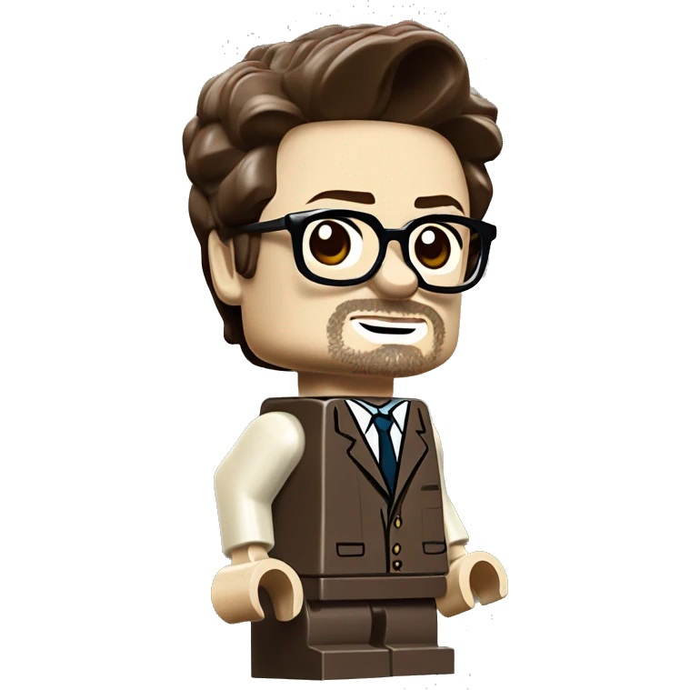 ROBERT DOWNEY JR. lego full body emoji