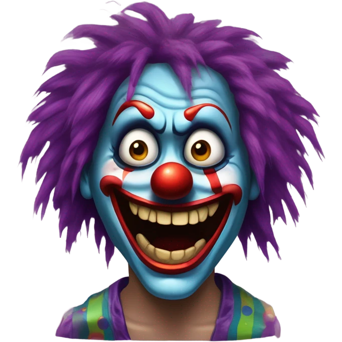 Horror clown emoji