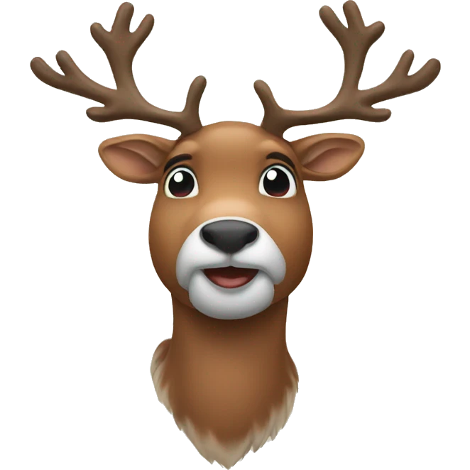 reindeer  emoji