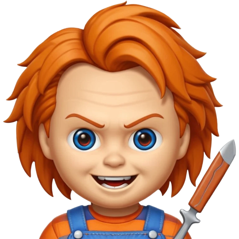 Un emojin de chuky emoji