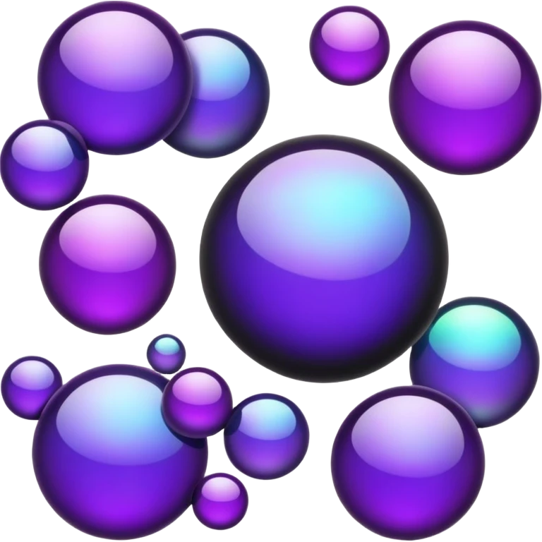  Black-purple-Iridescent-Decoration emoji