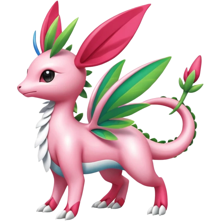 Shiny Exotic Flygon-Sylveon-Shaymin-Meganium-Hybrid-Creature emoji