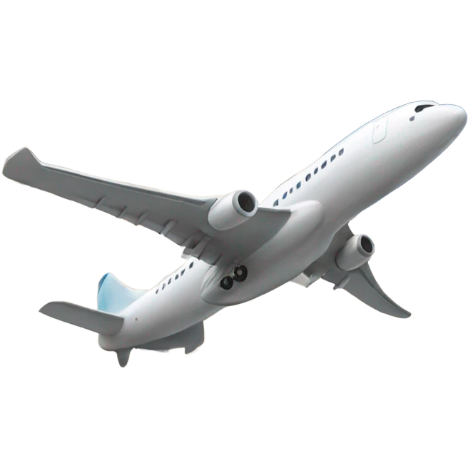 Plane and building emoji