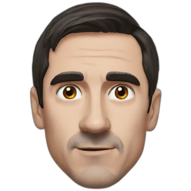 gary neville eyebrow raised emoji