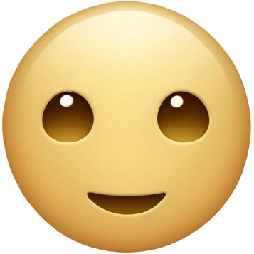 beige sun without a face emoji