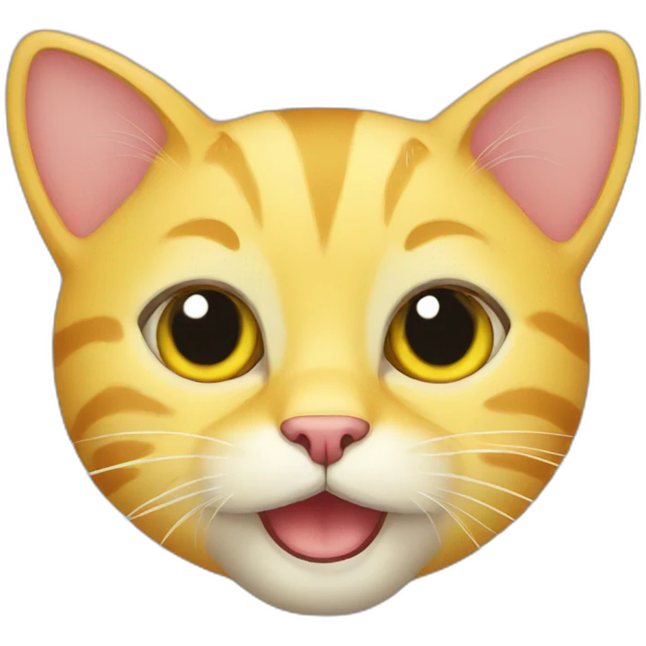 yellow cat emoji