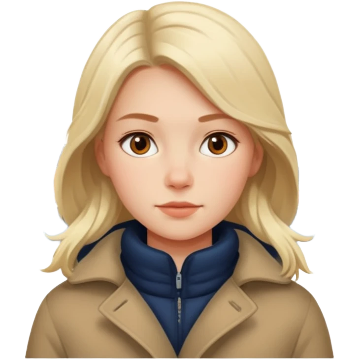 scandinavian girl in copenhagen emoji