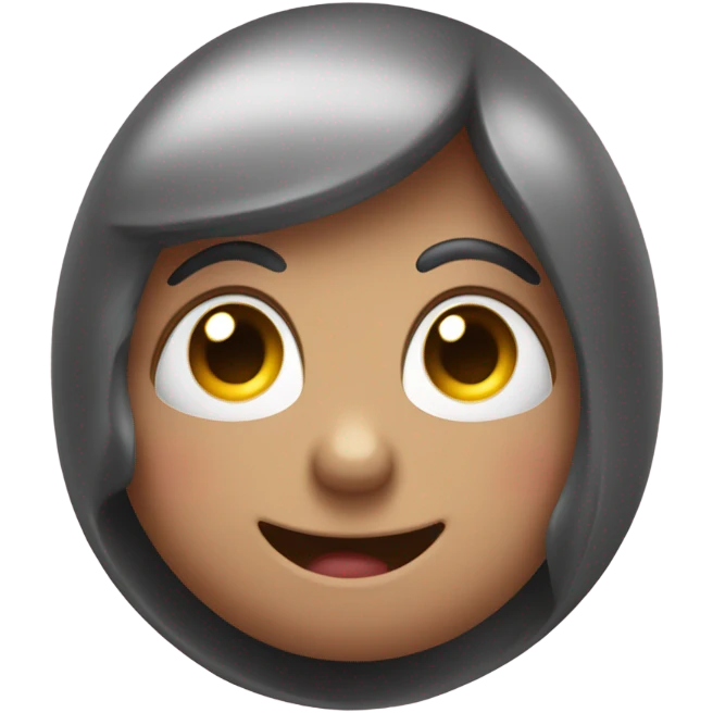 a blushing emoji covering its face emoji