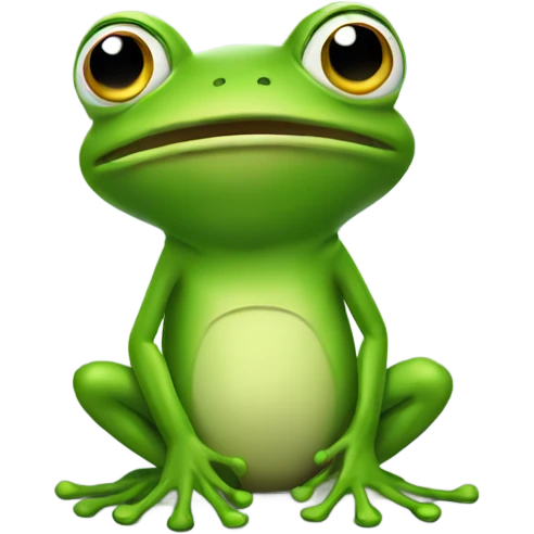Frog swearing  emoji
