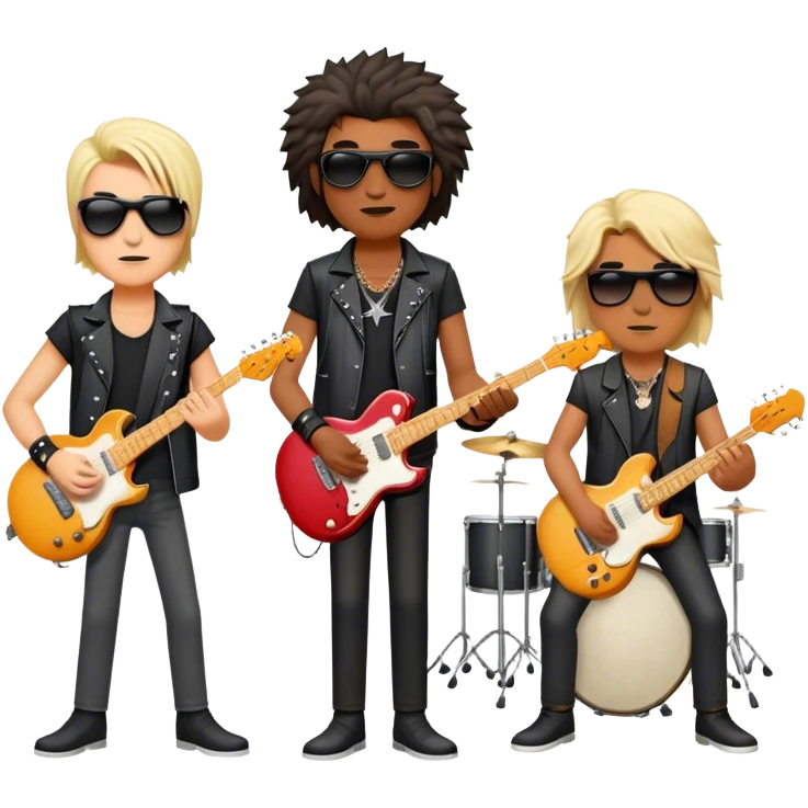 Rockstar musicans group name his group is hask emoji
