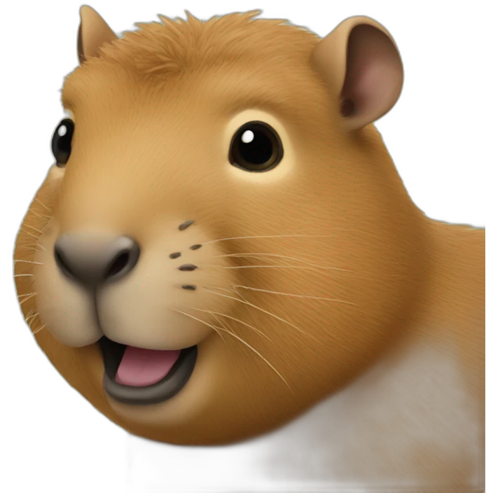 party-capibara-happy-face emoji