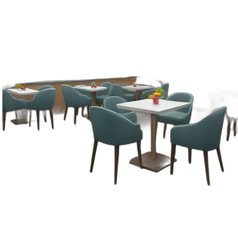restaurant modern, inside emoji