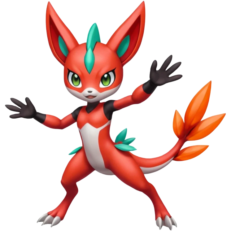 Meloetta-Guilmon-Pokémon-Fakémon-fusion-hybrid-creature emoji