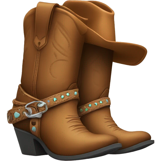 Cowgirl boots emoji