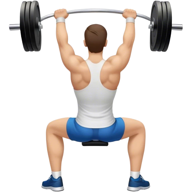 upper-back row exercise emoji