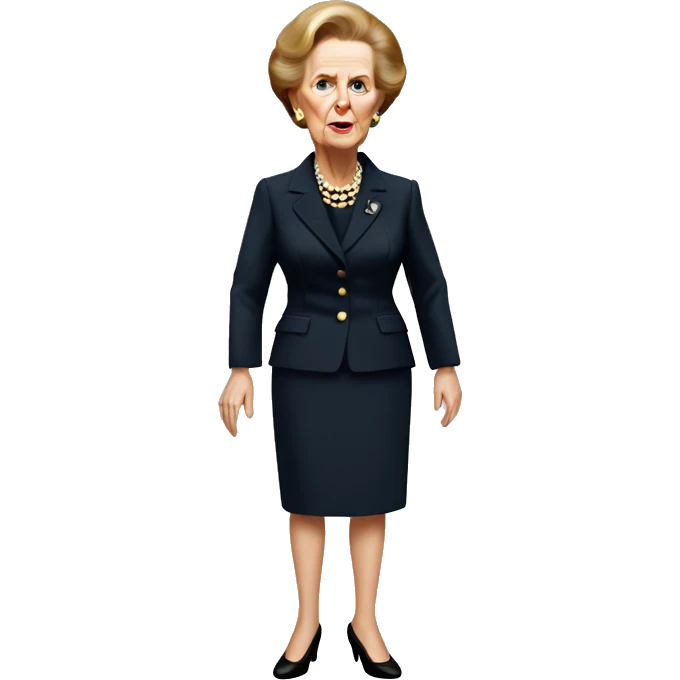 margaret thatcher full body emoji