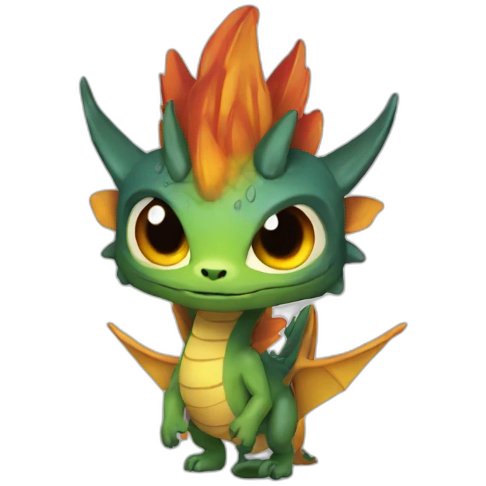 Dracofeu pojemon emoji