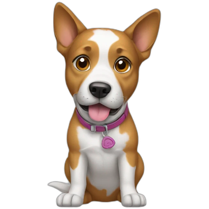 Dog with shoes on emoji