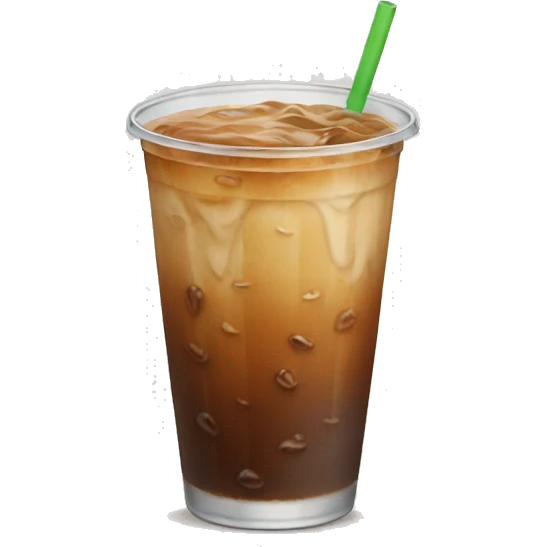 Iced coffee  emoji