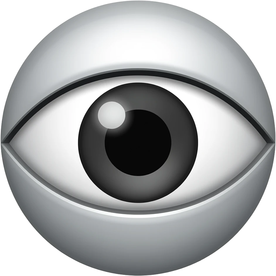 Evil-eye black emoji