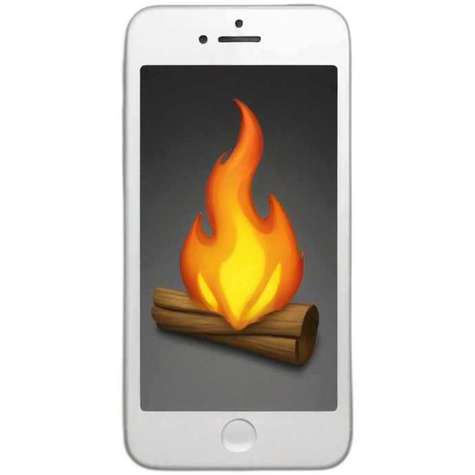 iPhone fire emoji