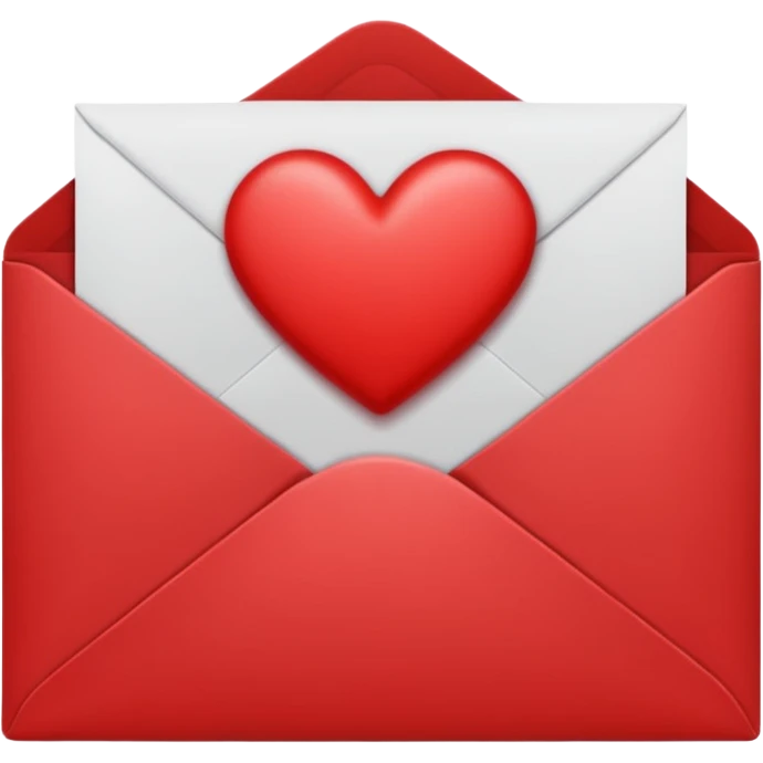 Envelope with heart emoji