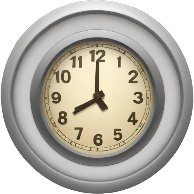 clock 8:30 emoji