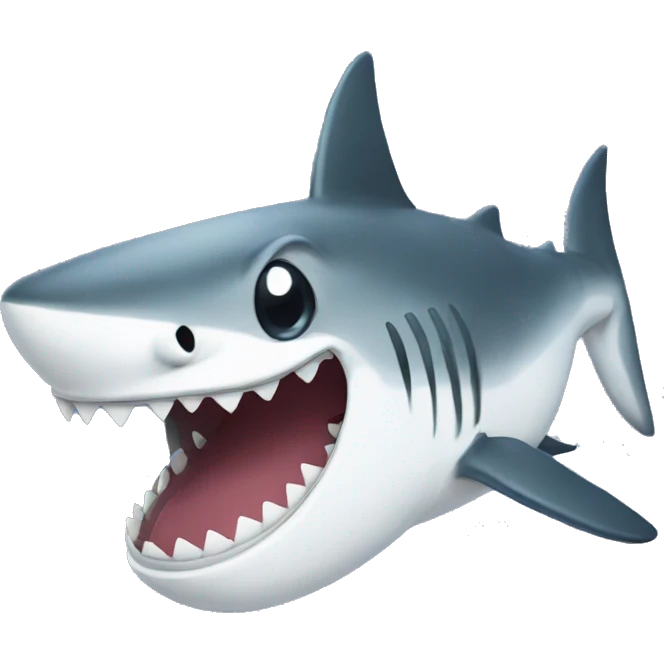 winking shark emoji