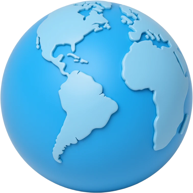 blue earth emoji