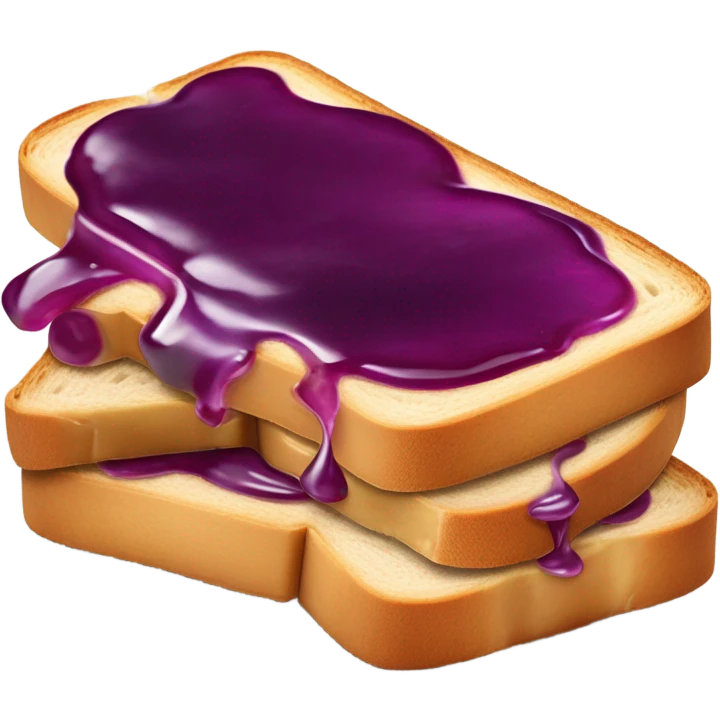 Peanut butter and jelly sandwich ￼ emoji