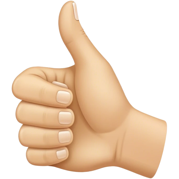 Hand doing thumbs up but with two thumbs on one hand emoji