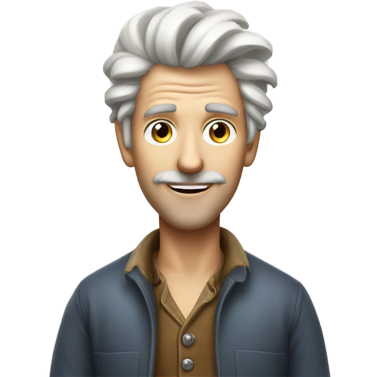 weird white man emoji