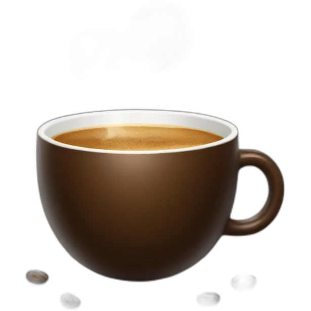 Coffee magic ball emoji