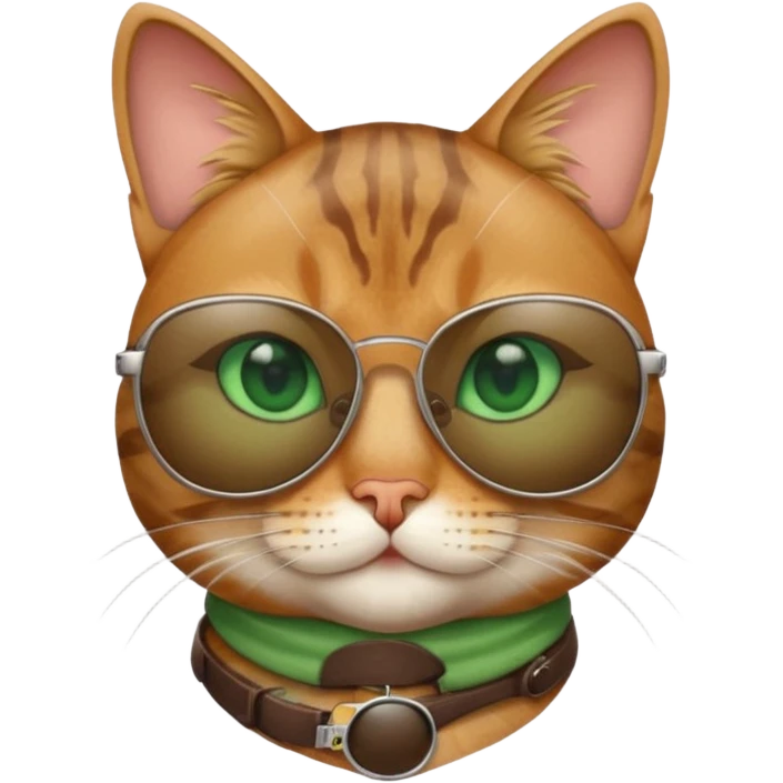 Cat wearing sunglasses emoji
