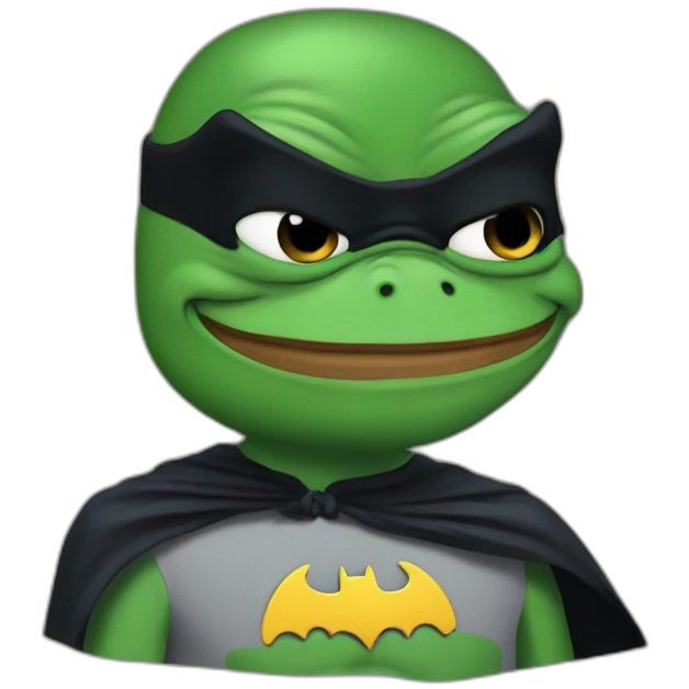 pepe the frog batman emoji
