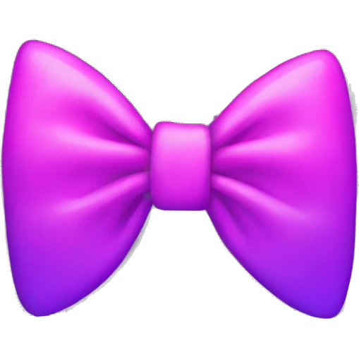 Neon bow  emoji