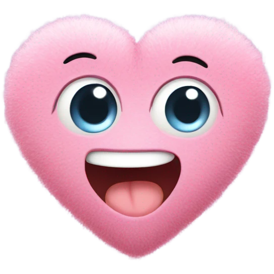Heart pink cute emoji