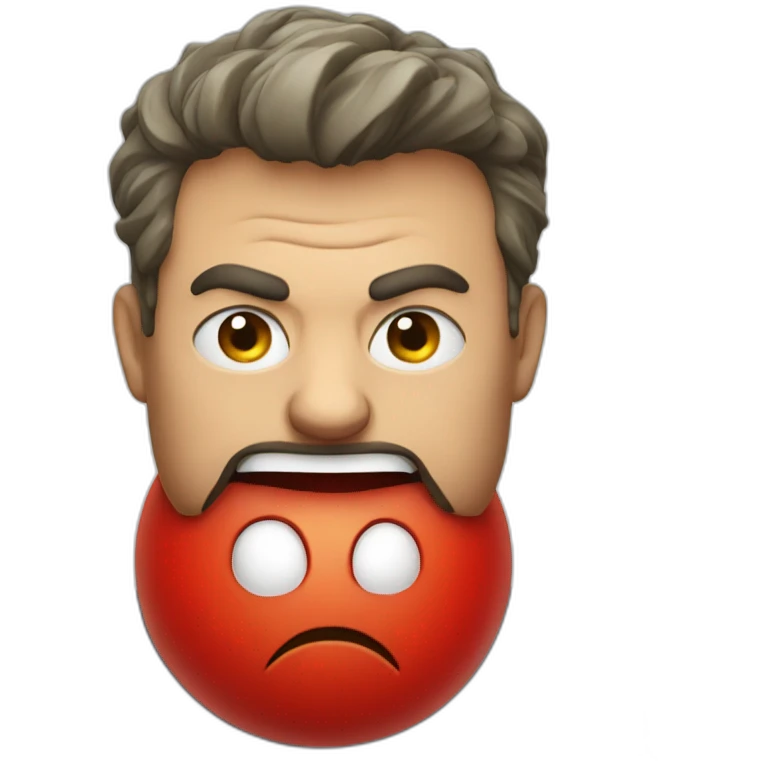 Angry tomato emoji