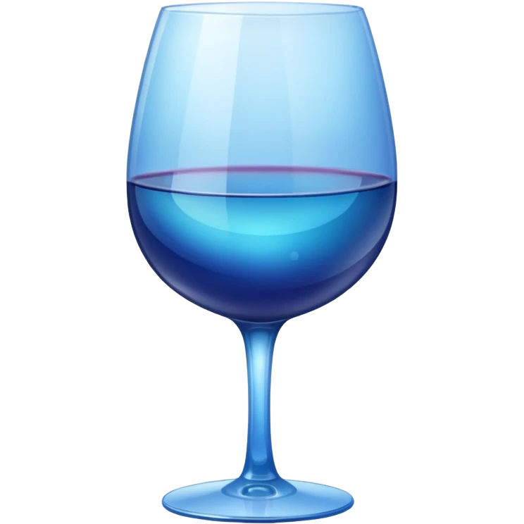 blue wine emoji