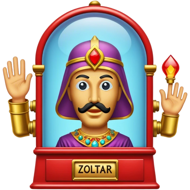 Realistic Zoltar Machine emoji