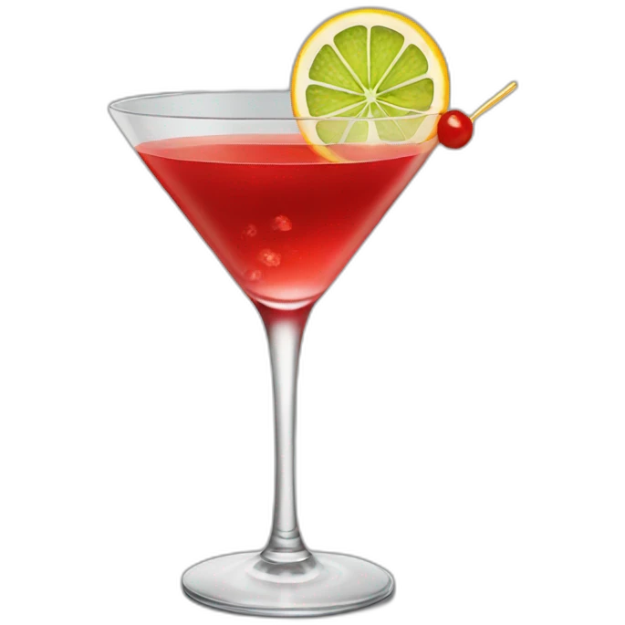 Red cocktail emoji